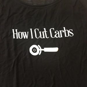 Cato Plus Size How I Cut Carbs T-Shirt- 26/28W